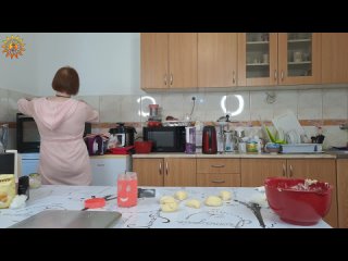 who loves buns im making something sweet today. nudist kitchen. cooking show. mila naturist